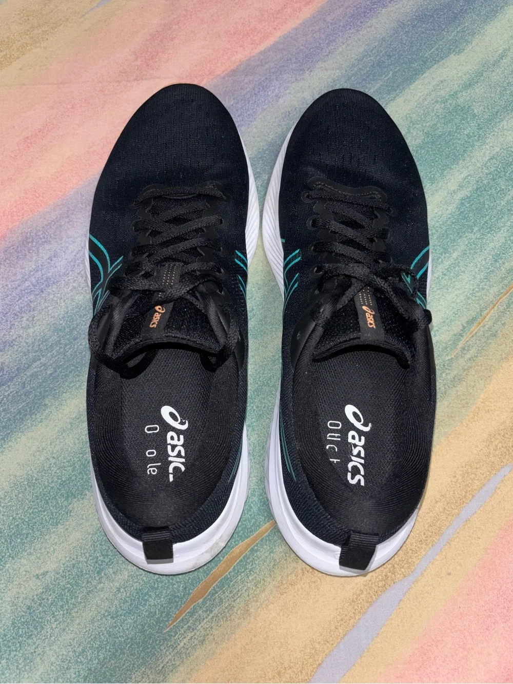 Size 10 men’s  ASICS GEL-Excite 10 Sneakers black running shoes